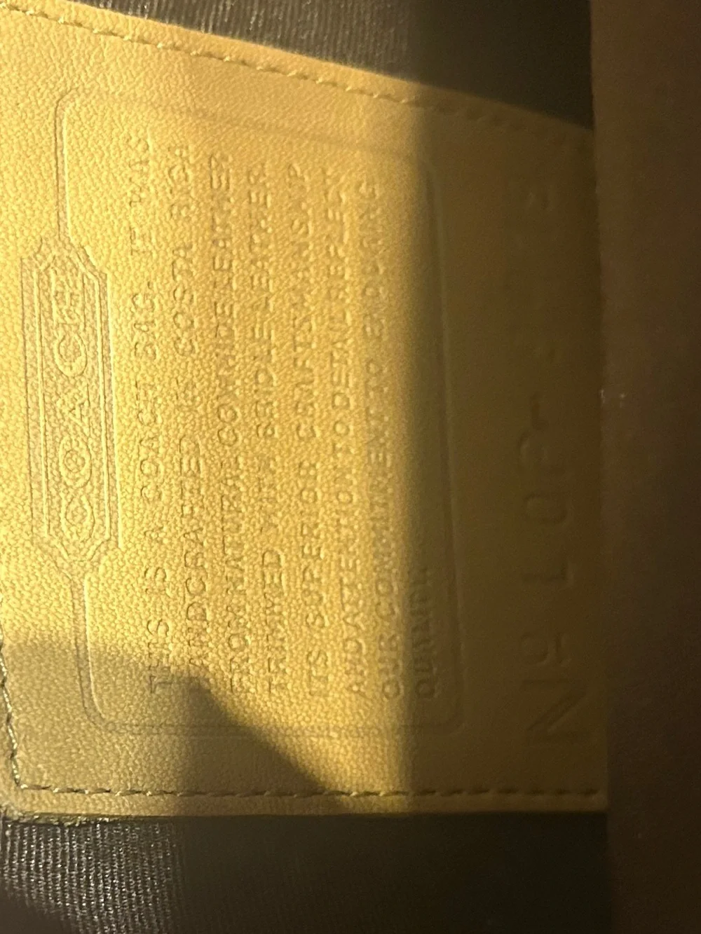 Coach Leather Satchel in Mustard Tan